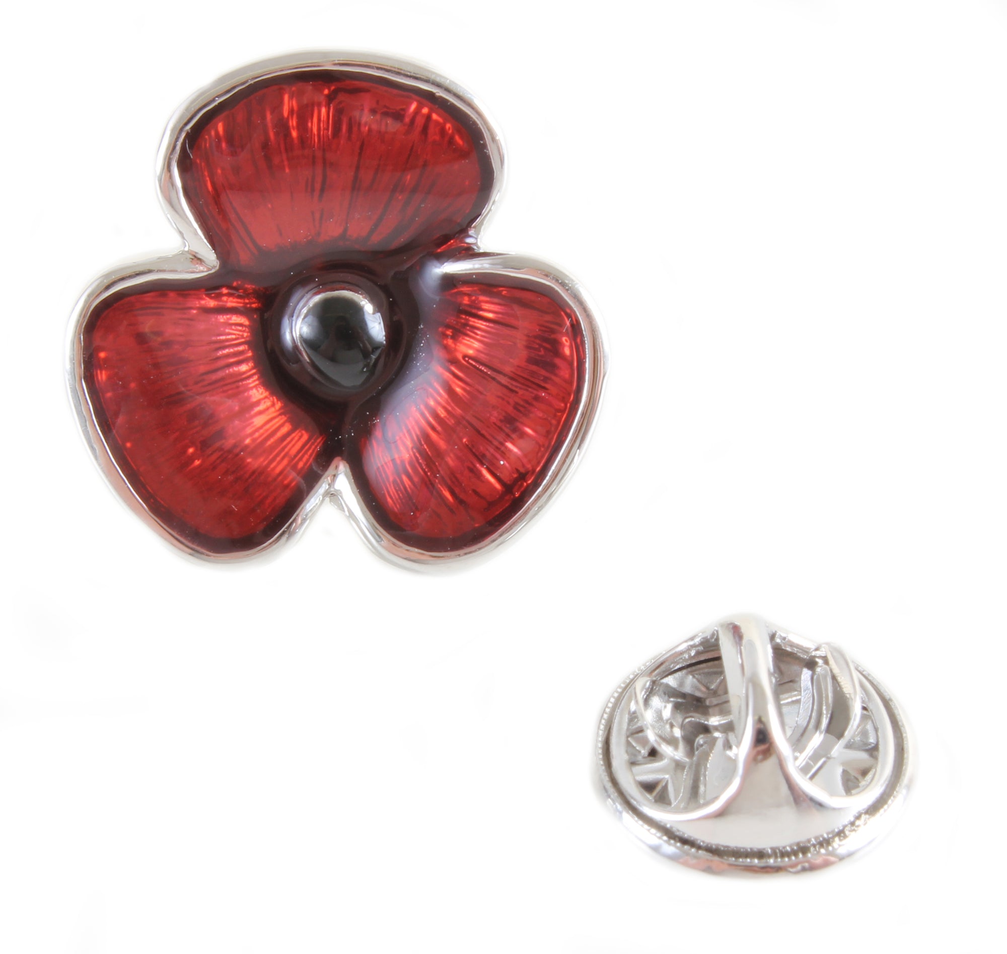 Poppy Lapel Pin Badge